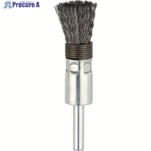 TRUSCO 筒型ブラシΦ15X軸6 鋼線0.3 スプリング付  ▼444-9924 TEBS-15S  1本