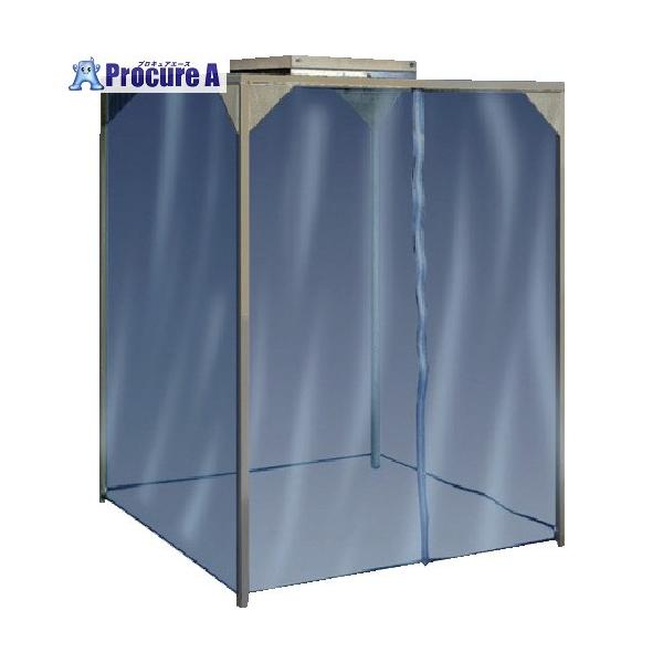 日本無機 簡易クリーンブース 清浄度クラス100〜1000(Fed/Std) 消費電力(W)136(50HZ)/128(60HZ)  ■▼463-4349 PFB-1515-2L1  1台