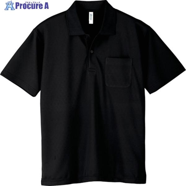 他サイト： glimmer ドライポロシャツー00330-AVP-ブラック-L  ▼466-8985 00330-AVP-BLK-L  1枚の商品画像