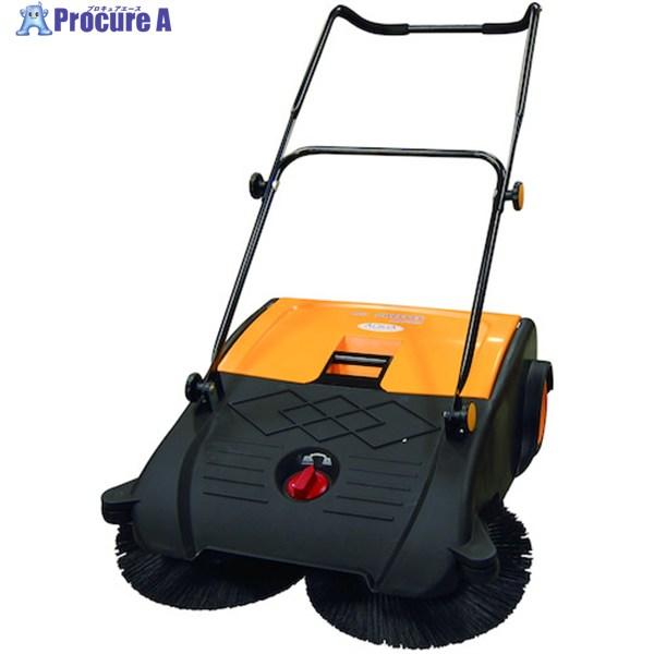 アクアシステム 手押し式 エコスイーパー 両サイドブラシ付 床 ◇▽474