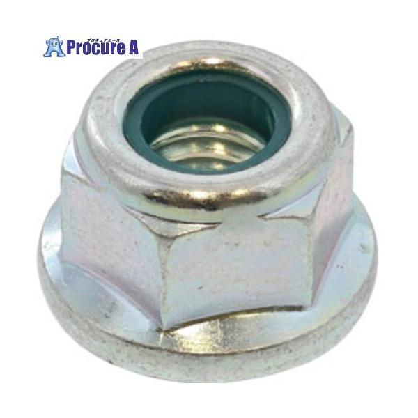 SUNCO 三価ホワイト フランジナイロンナット  M6 (10X13 (40本入り)  ■▼514-9216 N0-00-0258-0060-0000-03-40P  1パック