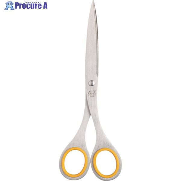 たけかな様 林刃物 ALLEX 事務用はさみ(大) S-185 イエロー ▽538-3475 11103Y 1丁