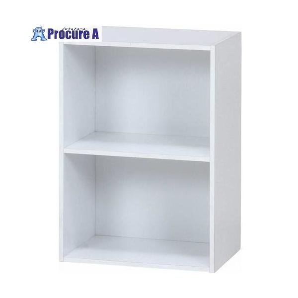 他サイト： 不二貿易 カラーボックス2段 WH  ■▼541-3191 96502  1個の商品画像