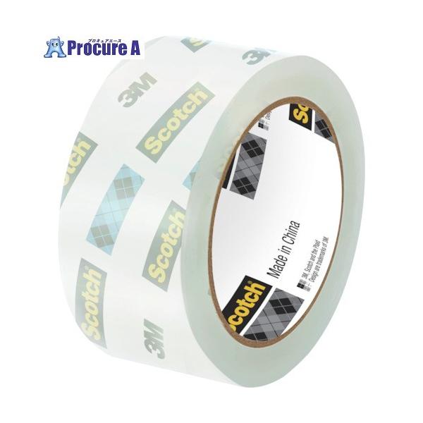 他サイト： 3M スコッチ 透明梱包用テープ 強力梱包 48mm x 50m  ▼554-7352 3850AS  1巻の商品画像