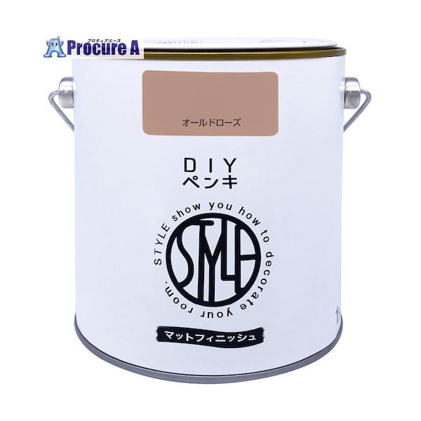 他サイト： ニッぺ DIYペンキ マットフィニッシュ オールドローズ 1kg  ■▼567-0059 4976124887444  1缶の商品画像
