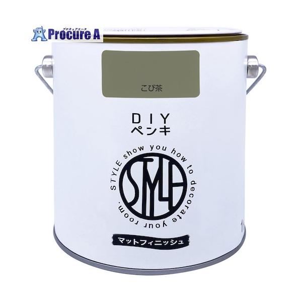 他サイト： ニッぺ DIYペンキ マットフィニッシュ こび茶 1kg  ■▼567-0068 4976124887352  1缶の商品画像