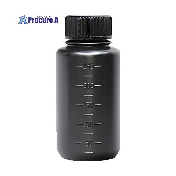 ●容量(ml)：250●目盛間隔(ml)：25●直径(mm)：63●高さ(mm)：132●口径(mm)：31.5●中栓：無●色：黒●フタ色：黒●容量(L)：0.25