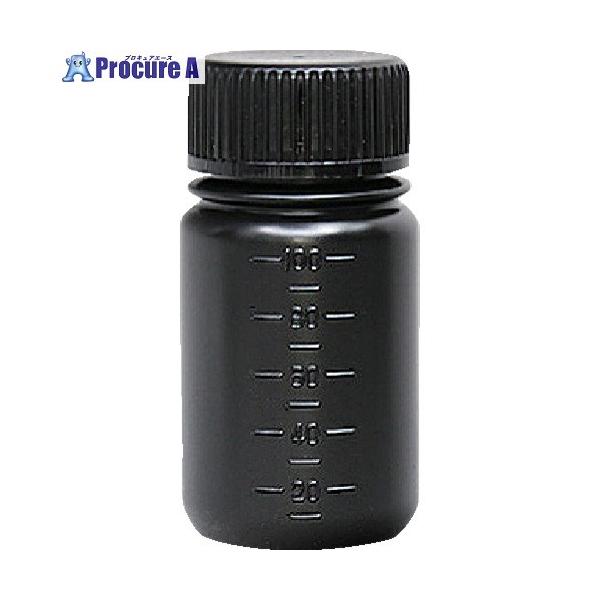 ●容量(ml)：100●目盛間隔(ml)：10●直径(mm)：50●高さ(mm)：94●口径(mm)：31.5●中栓：無●色：黒●フタ色：黒●容量(L)：0.1