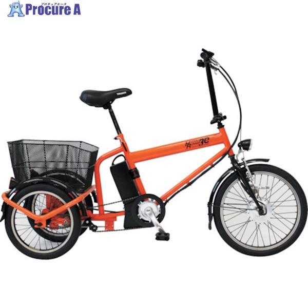 TRUSCO中山 TRUSCO 電動アシストノーパンク三輪自転車 ハザード