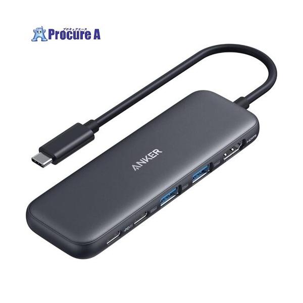 Anker 332 USB-C ハブ (5-in-1) 100W USB PD対応 4K HDMIポート5Gbps 高速データ転送 USB-Cポート USB-Aポート搭載