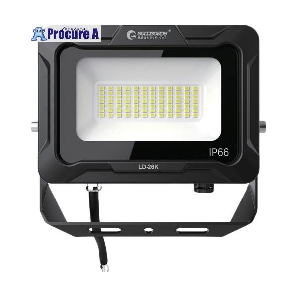 グリーンクロス LED投光器 20W 5000K昼白色 耐熱 □▽663-7313