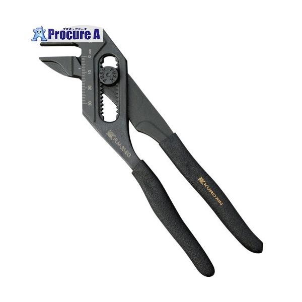 ●全長(mm)：183●先端厚さ(mm)：6.2●最大口開き(mm)：35●調整(段階)：15●ジョイント構造（枚数）：2●色：黒/金●グリップ有無：有