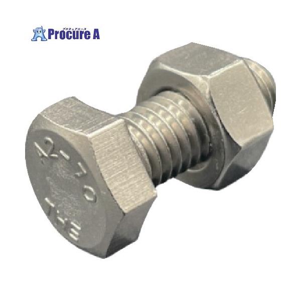 ●寸法(mm)d：8●寸法(mm)L：15●ねじピッチ(mm)：1.25●ねじ部長さ(mm)：15●タイプ(全ねじ/半ねじ)：並目●二面幅寸法(mm)：13●強度区分：A2-70●六角部高さ(mm)：約5.3六角ボルト:JISB1180 2...