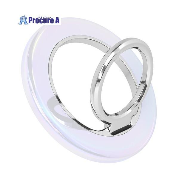 他サイト： MOTTERU スマホリングスタンド Magsafe対応 マグネット式 360度回転 全4色 オーロラ(MOT-SRING01)  ■▼692-8277 MOT-SRING01-AU  1個の商品画像