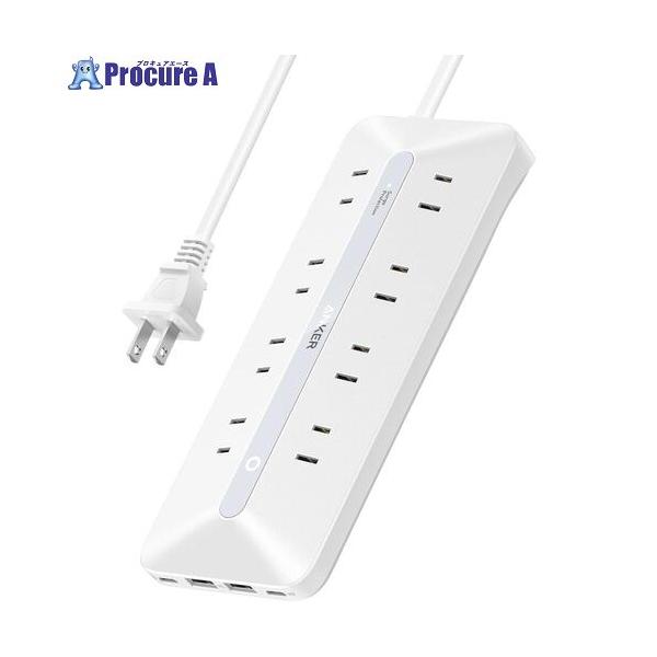 Anker 電源タップ USB Power Strip (12-in-1， 35W) ホワイト  ■▼693-2244 A91F4521  20台