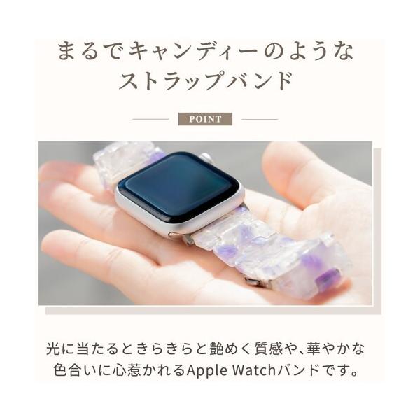 Owltech Apple Watch(40/41/42mm)�p�L�����f�B���W���X�g���b�v �wmignonne(�~�j����)�x�V���[�Y  ����697-8086 OWL-AWBSMIN05-YE  1�� ���i�摜2