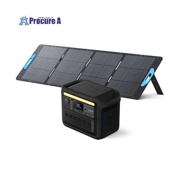 Anker ポータブル電源＋ソーラーパネル Solix C1000 ブラック with