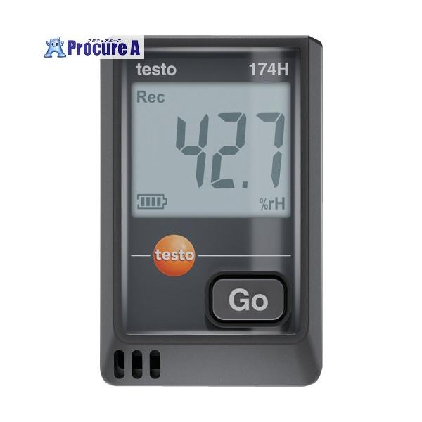 TESTO 温湿度データロガー(USB) testo 174H(黒) ▽697-9163 0572 1741