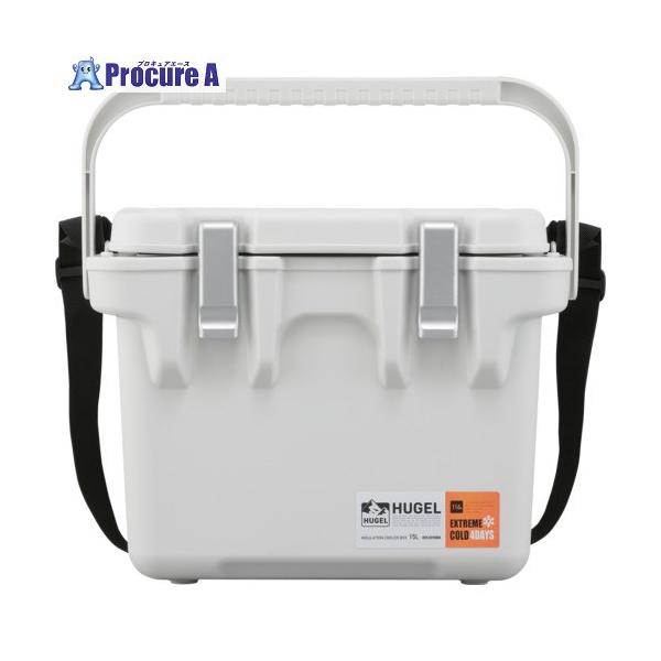 ■IRIS 208351 HUGEL 真空断熱クーラーボックス 15L ホワイトアッシュ〔品番:VITC15AW〕【6998446:0】[店頭受取不可] Iris（イリス） IRIS 208351 HUGEL 真空断熱クーラーボックス 15L