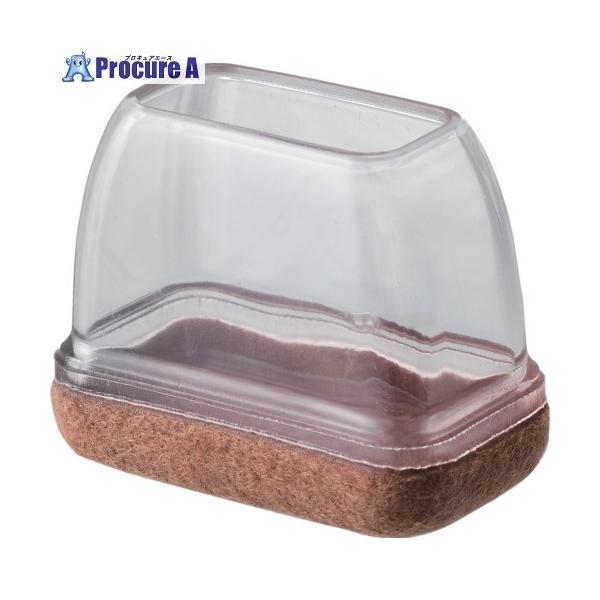 ●タイプ：フェルト●色：クリア●内寸(φ)：19×36mm●適応サイズ：19〜21×36〜42mm長方脚