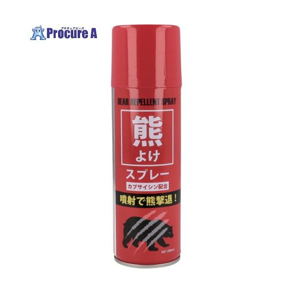 FUJIKON 熊よけスプレー 200ML 拡散タイプ  ▼715-9217 KM-200-1  1本