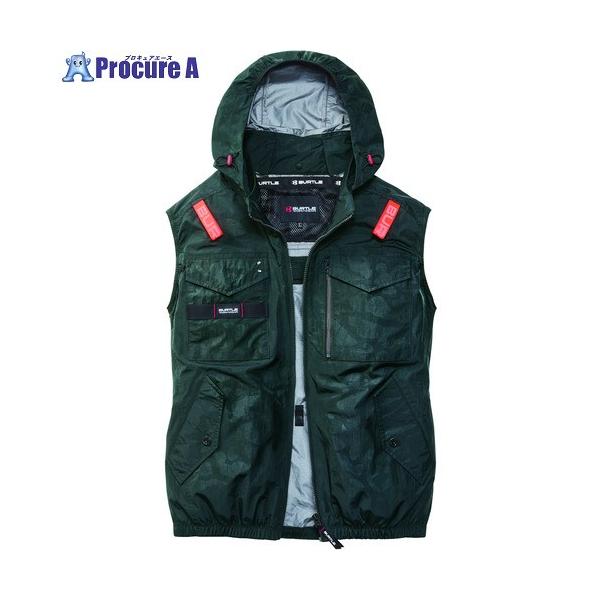 BURTLE ACタクティカルベスト Mサイズ カモフラージュ BURTLE ACタクティカルベスト AC1154-38-L カモフラブラック ▽716