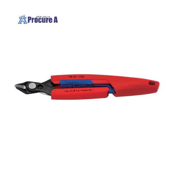 KNIPEX エレクトロニクス スリムニッパー  ▼730-1347 7861150  1丁