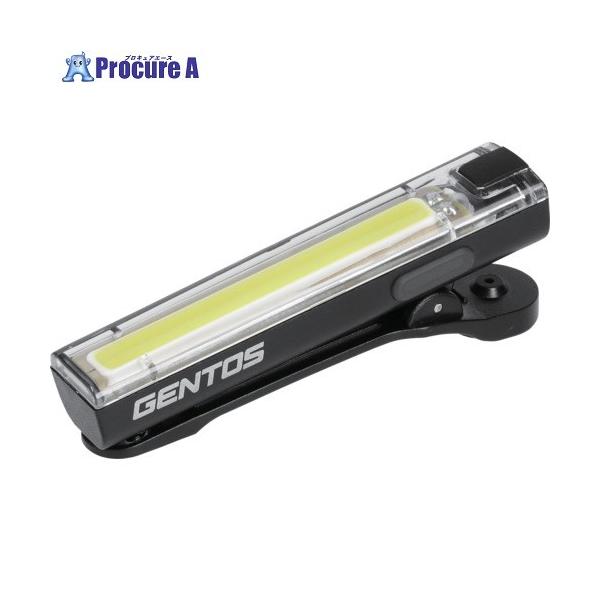 GENTOS Onez 充電式クリップライト OZ-CL01R  ▼735-6431 OZ-CL01R  1個