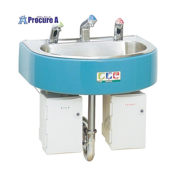 サラヤ 自動手指洗浄消毒器 WS‐3000F 消費電力9W □▽753-7239 46625 1 