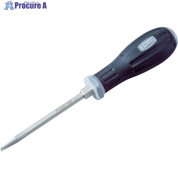 他サイト： TONE パワーグリップドライバー(貫通) (-)0.8X5.5  ▼773-3526 PGMD-075  1本 ●YA513の商品画像