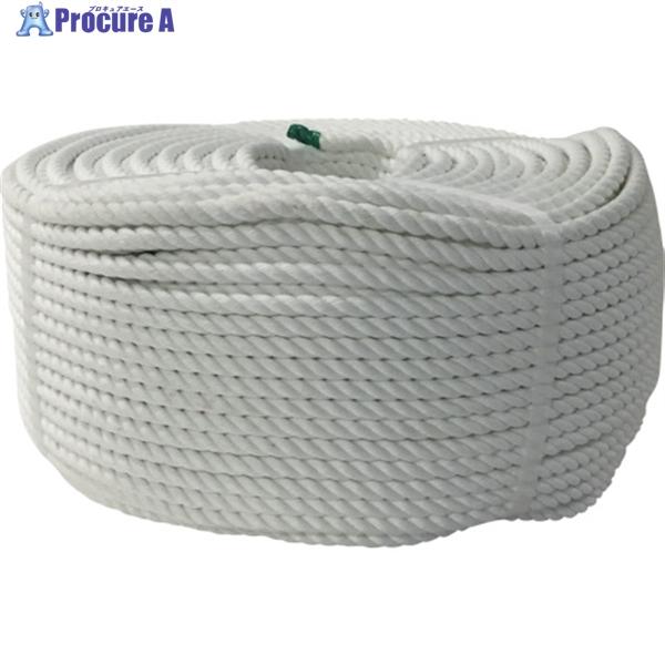●色：白●線径(mm)：9●長さ(m)：200●包装形態：バンド掛巻