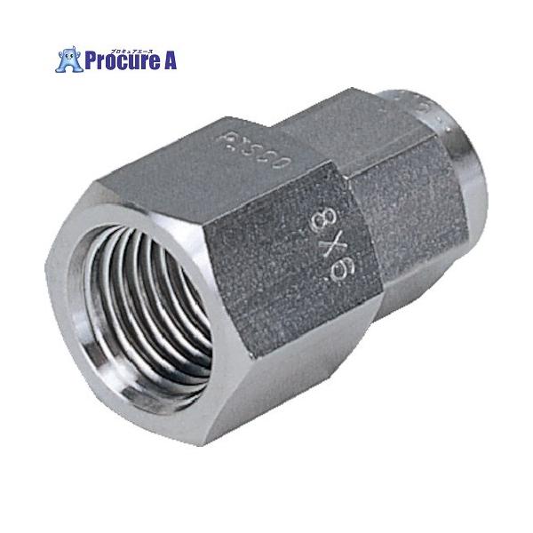 PISCO チューブフィッティング SUS316締付継手 メスストレートチューブ0640ねじR1/8  ■▼818-1569 NSCF0640-01  1個