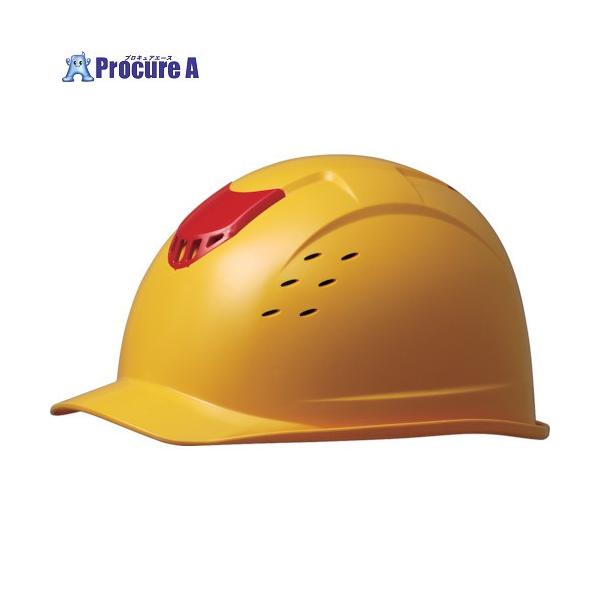 他サイト： ミドリ安全 ABS製ヘルメット 高通気タイプ イエロー/オレンジ  ■▼827-9101 SC-13BVRA-KP-Y/OR  1個の商品画像