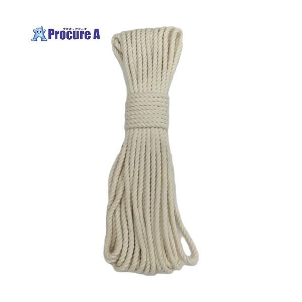 ●色：白●線径(mm)：3●長さ(m)：10●包装形態：袋入●ロープの打ち方：3つ打●全長(m)：10