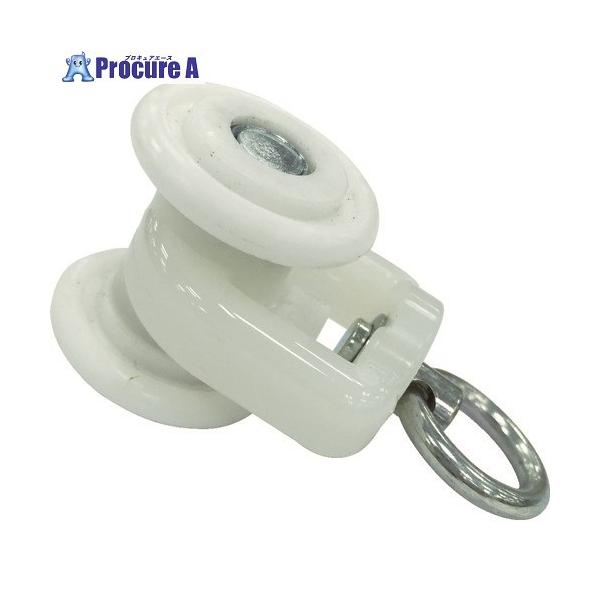 ●品名：スイングランナー●適合レール：大型●寸法(mm)：27×54●許容荷重(kg)：10●レール下端からカン下寸法(mm)：25(天井直付け）●材質：ポリアセタール、スチール