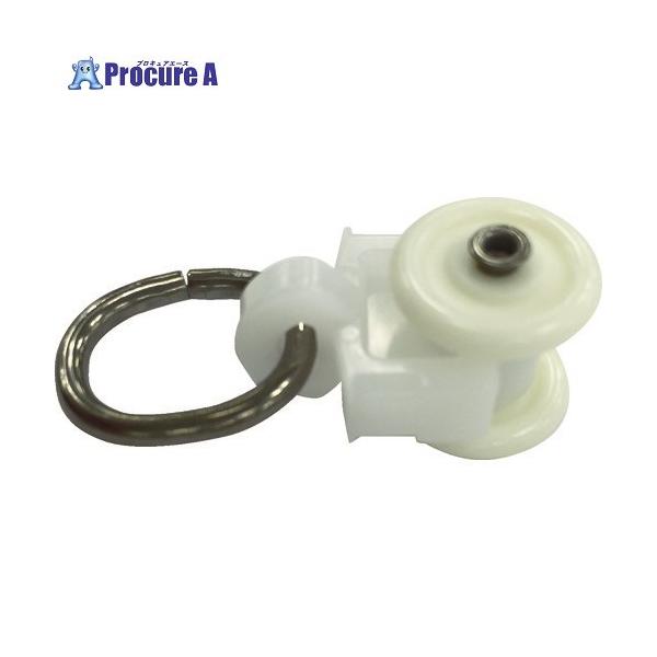 ●品名：OMランナー●適合レール：中型●寸法(mm)：18×43×18●許容荷重(kg)：3●レール下端からカン下寸法(mm)：23(天井直付け）●長さ(mm)：18●高さ(mm)：43●幅(mm)：18●材質：ポリエステル、ステンレス