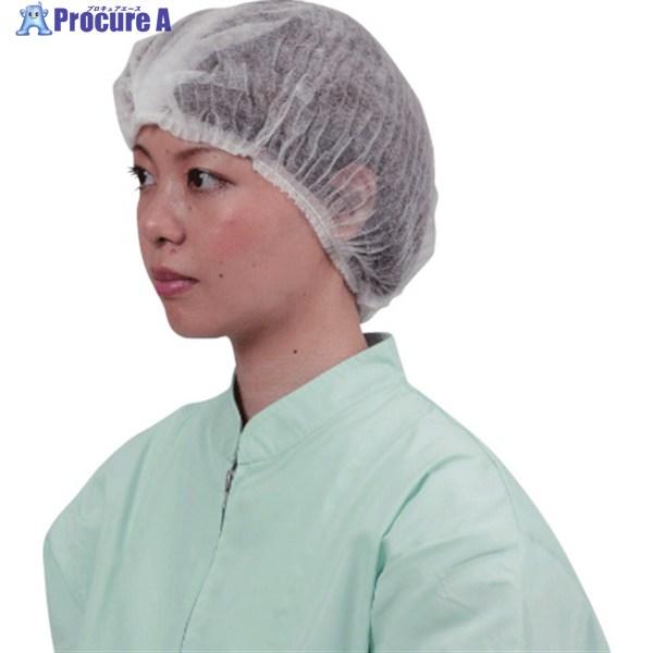 他サイト： 川西 不織布使いきりヘアキャップ ホワイト 100枚入り  ▼853-7743 7045W  1箱の商品画像