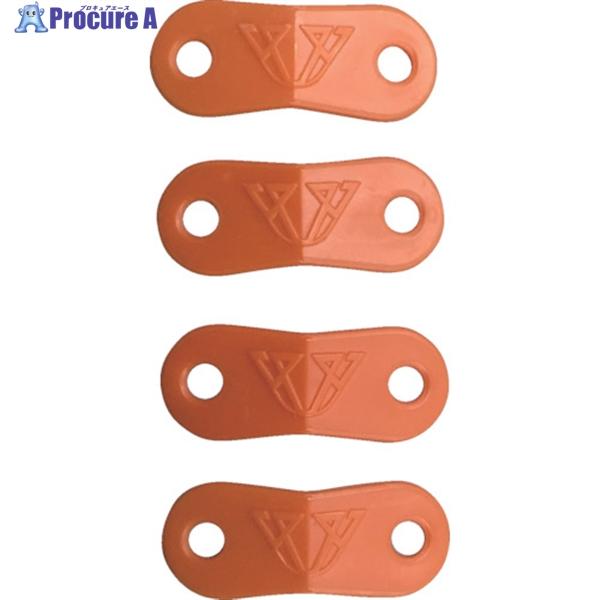 ●色：オレンジ●包装形態：袋入●適合ロープ径(mm)：3〜4.5