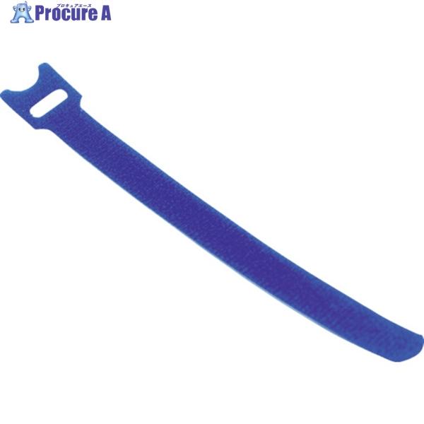 TRUSCO中山 TRUSCO マジックバンド ストラップ 青 15cm 4本入り ▽855