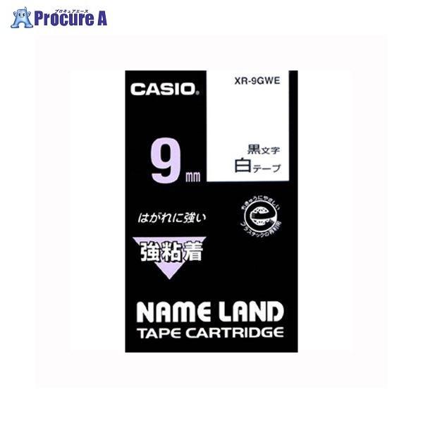 CASIO �l�[�������h�e�[�v 9mm ��/������ XR-9GWE ��38717 �J�V�I�v�Z�@(��) ��a559