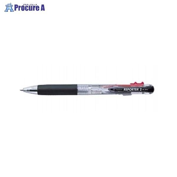 トンボ鉛筆 リポーター2 [黒/赤] 0.7mm 透明 BC-WRC20 (ボールペン