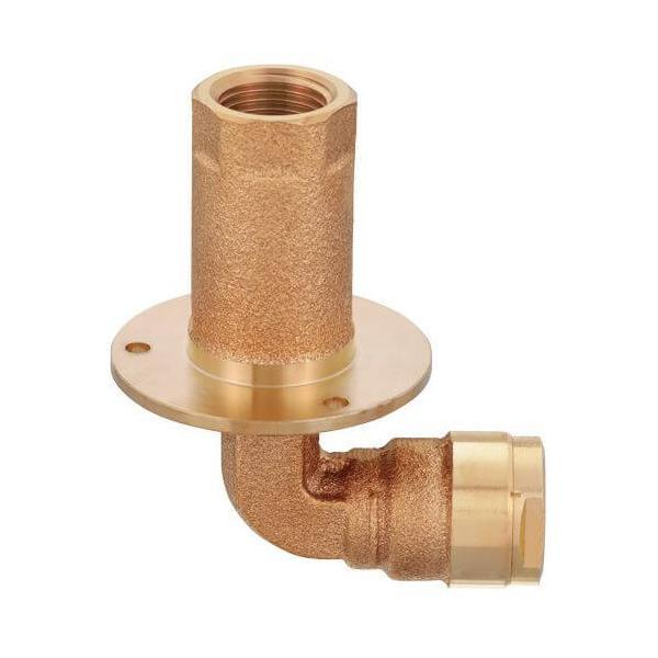 WL57-1313CL-S オンダ 床取出しエルボ 58φ 青銅 埋設可