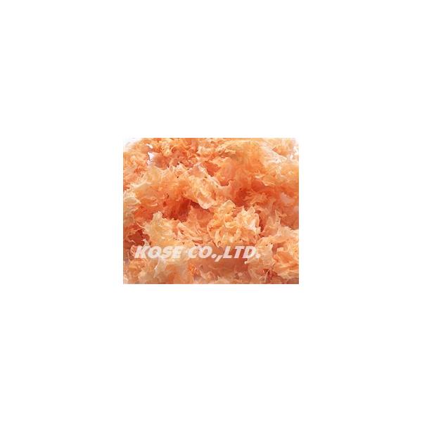 スープやデザート、薬膳料理によく使用されます。天然品は少生産量にくわえ、その雪白色からゆえ、神秘的な薬効があると珍重されています。【調理方法】水又は温湯に浸し戻し、汚れやゴミを取り除いてから使用して下さい。