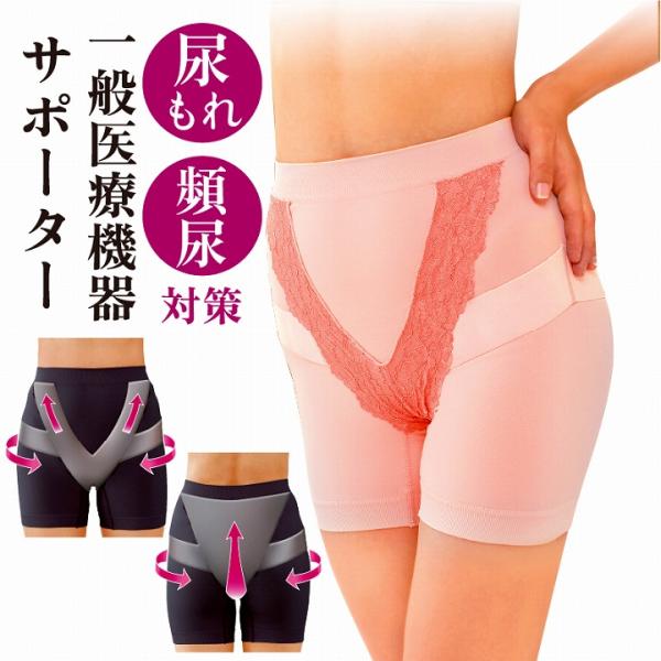 メール便対応 尿漏れ サポーター 頻尿 骨盤 尿漏れ サポーター 頻尿 骨盤 コツバン 対策 予防 就寝中 骨盤底筋 引き上げ 内蔵パッド 引き締め 薄手 響きにくい