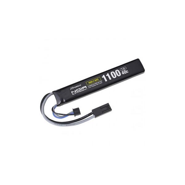 G-FORCE �W�[�t�H�[�X Noir Suppression LiPo 7.4V 1100mAh 40C �X�g�b�N�C�� �X�e�B�b�N�^�C�v GFG933