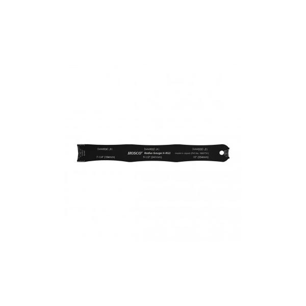 他サイト： HOSCO Luthiers Tools フィンガーボード用ラディアスゲージ H-RG2の商品画像