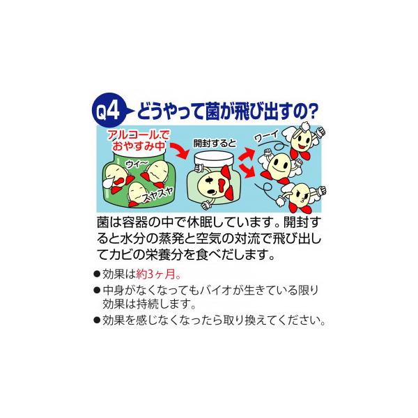 バイオでカビよけ君 自然 抑制 カビ防止 風呂 部屋 防カビ 洗面 窓際 予防 シンク下 パッキン におい 菌 Buyee Buyee Jasa Perwakilan Pembelian Barang Online Di Jepang
