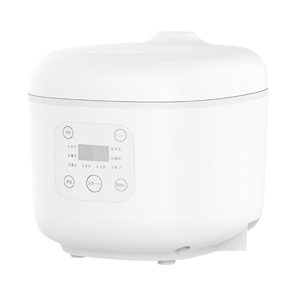 新品 ルームメイト 3合炊き コンパクト炊飯器 OKAMEDAKI RM-204H WH　マイコン シンプル機能 炊飯ジャー キッチン 家電　白　３合 ☆ PayPay(ペイペイ)決済可能 ☆ 札幌市 豊平区 平岸 平岸店 炊飯器 3合炊き 一人暮らし 炊飯ジャー コンパクト炊飯器 OKOMEDAKI RM