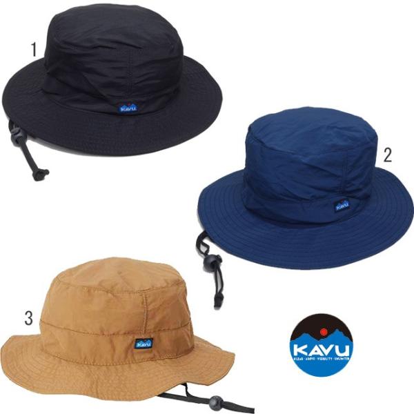 新品　アメリカ製　KAVU バケットハット サイズL ブラック ☆KAVE☆USA製 サファリハット バケットハット 紺/L - メルカリ