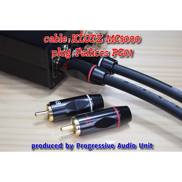 KLOTZ MC5000＋金メッキプラグ（PG01）/0.45m×2本 : Progressive Audio
